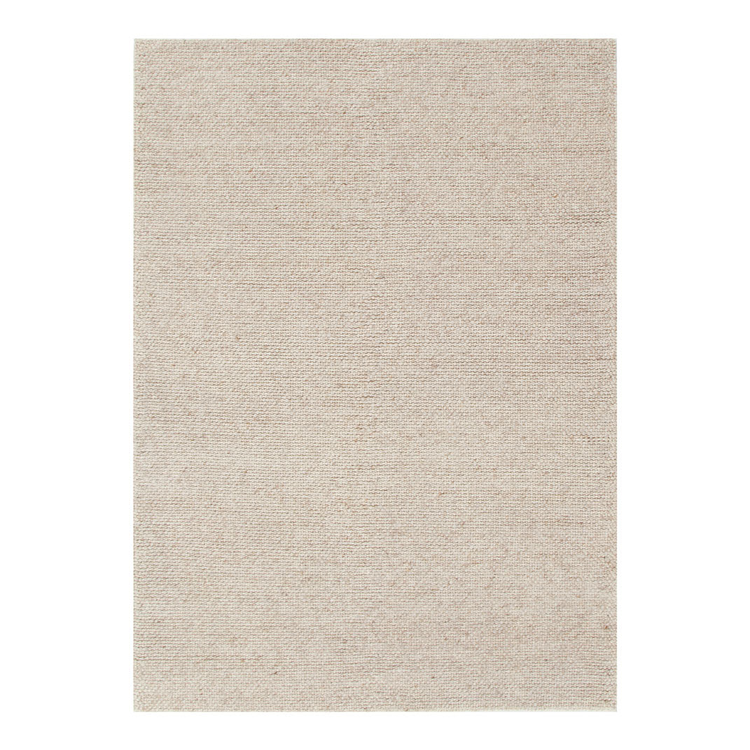 Paloma Beige Chunky Wool Rug