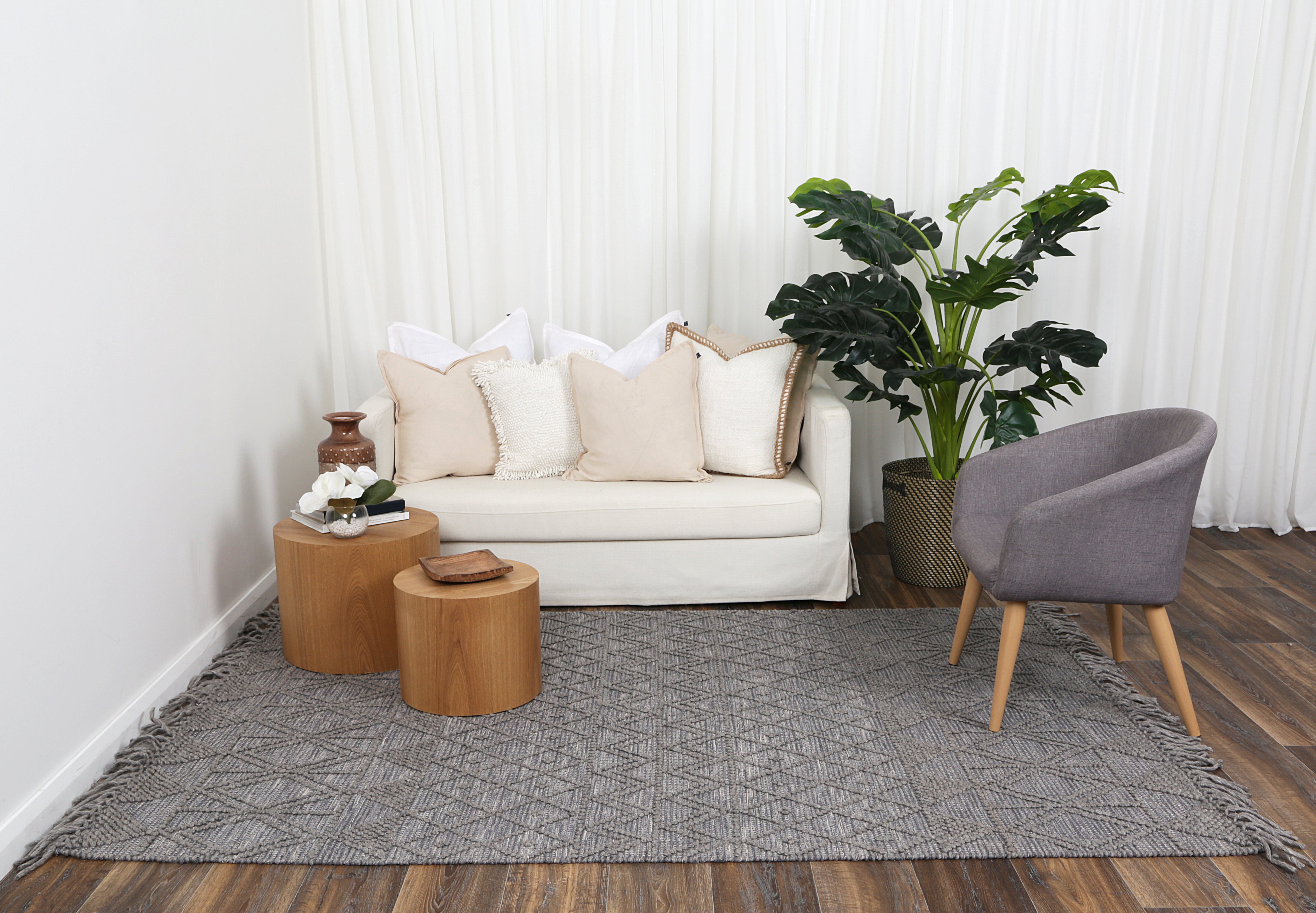 Marco Inca Grey Multi Wool Rug