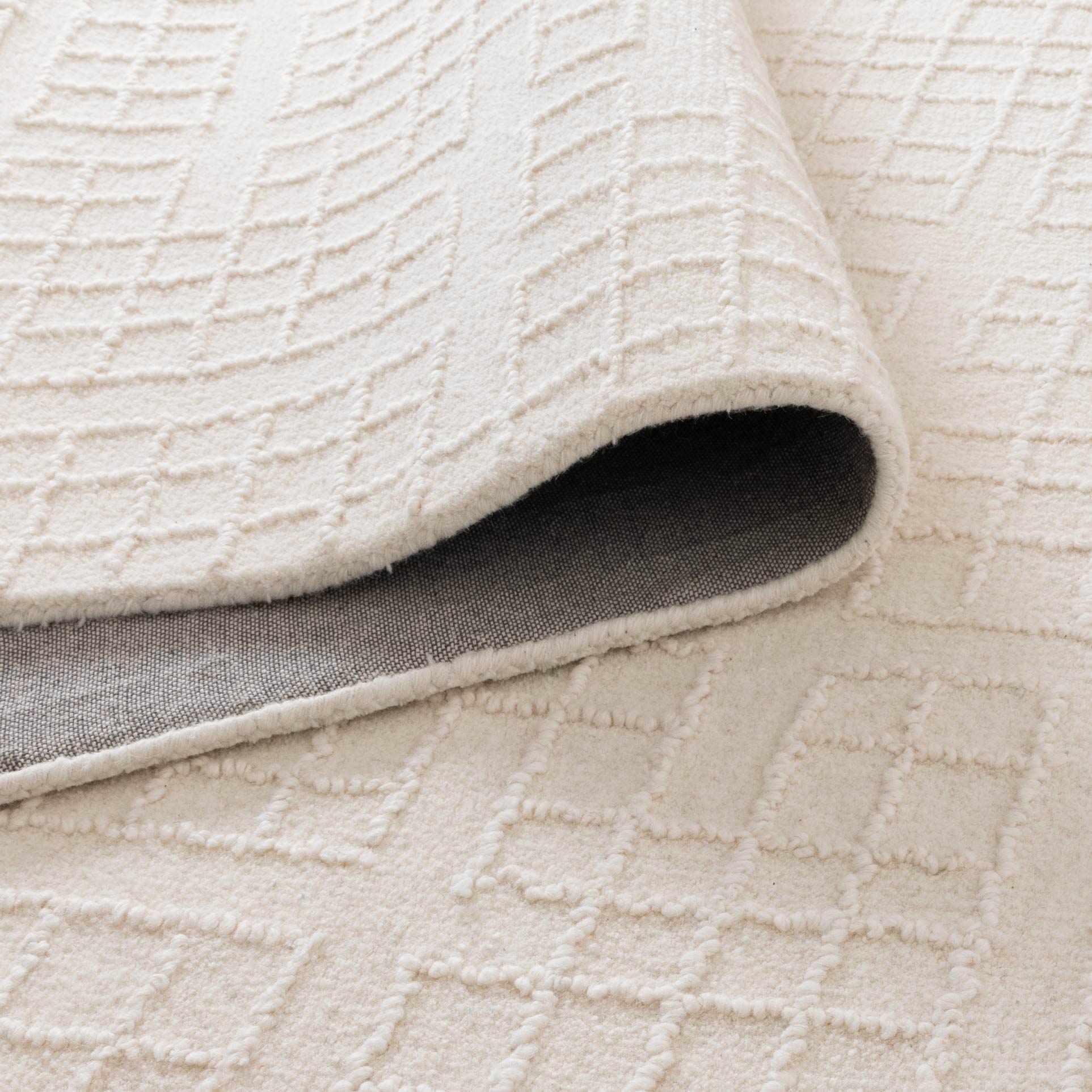 Azure Ivory Wool Rug