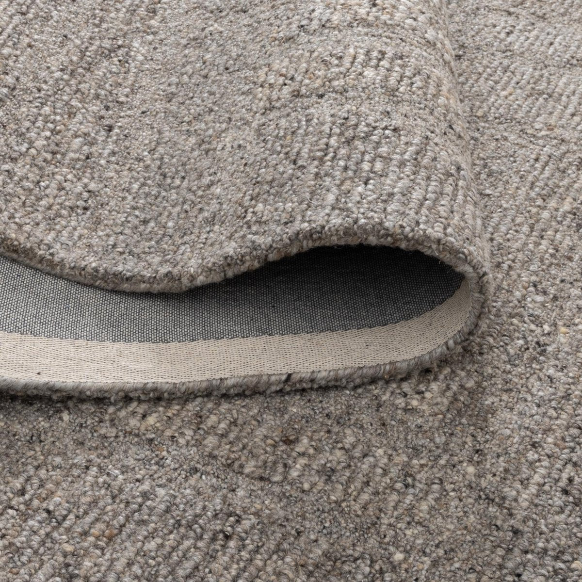 Arana Brown Grey Modern Wool Rug