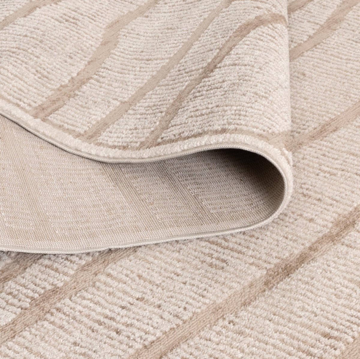 Belisse Abstract Ivory Lines Rug