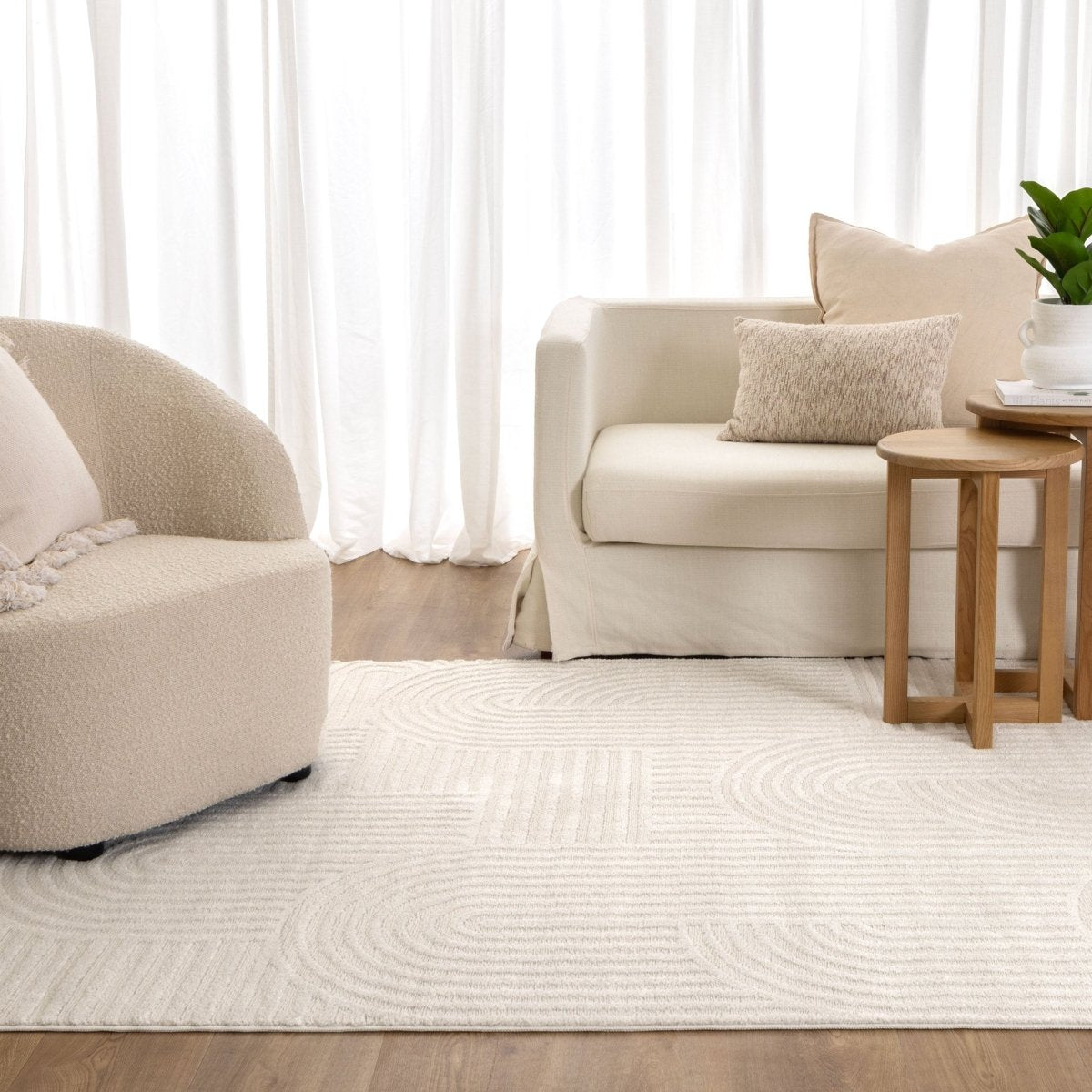 Belisse Arches Silver Rug