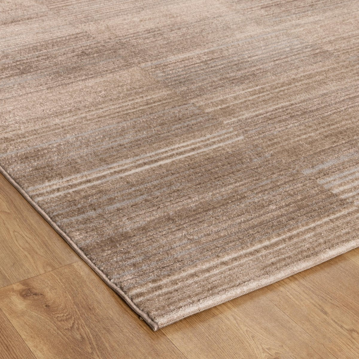 Belisse Lines Brown Grey Rug
