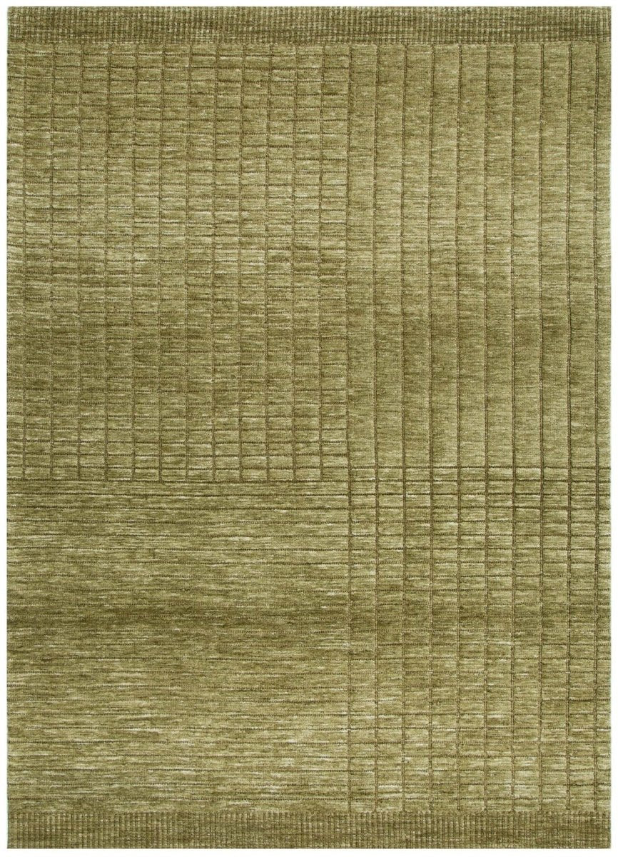 Crest Green Modern Rug