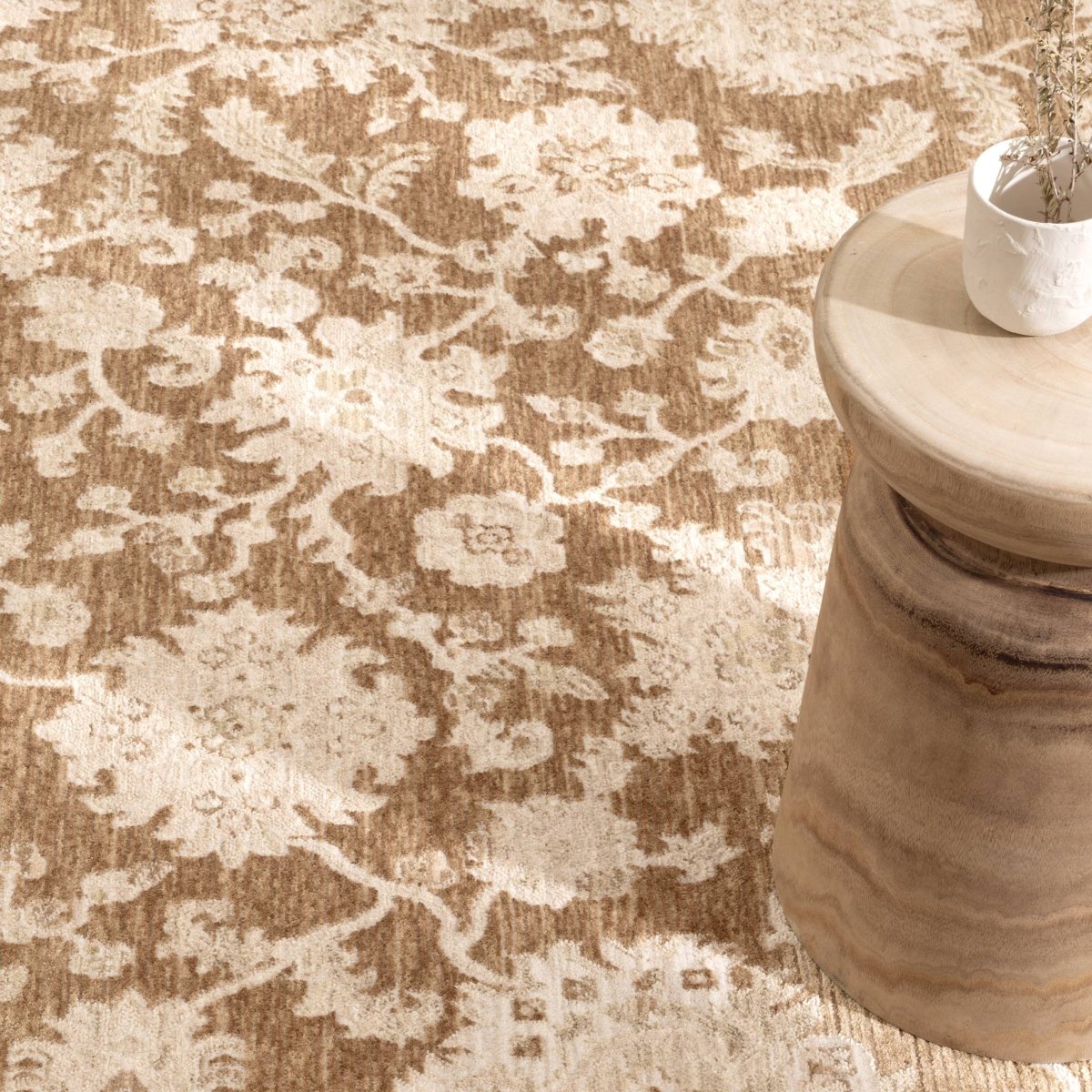Roselle Toffee Vintage Rug