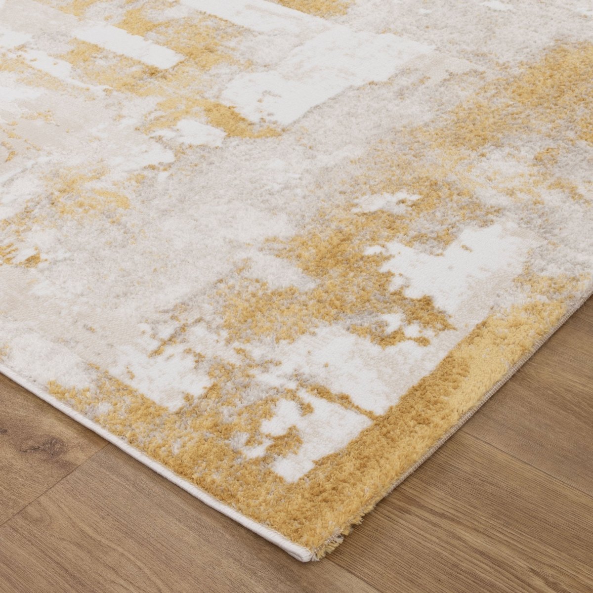 Eloura Abstract Wash Gold Rug