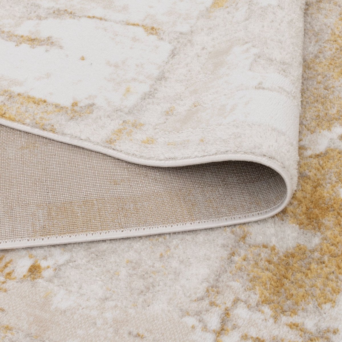 Eloura Abstract Wash Gold Rug