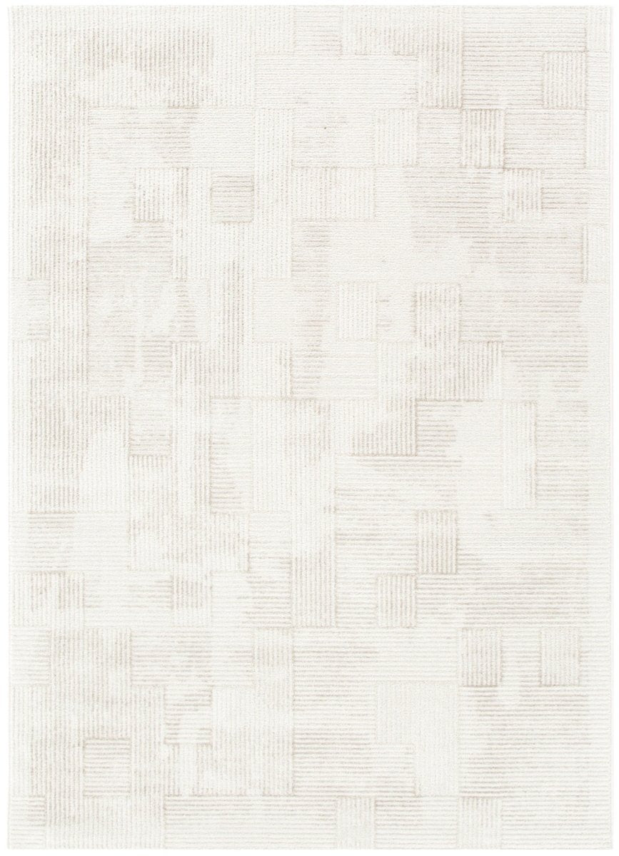 Eloura Distressed Shapes Beige Rug