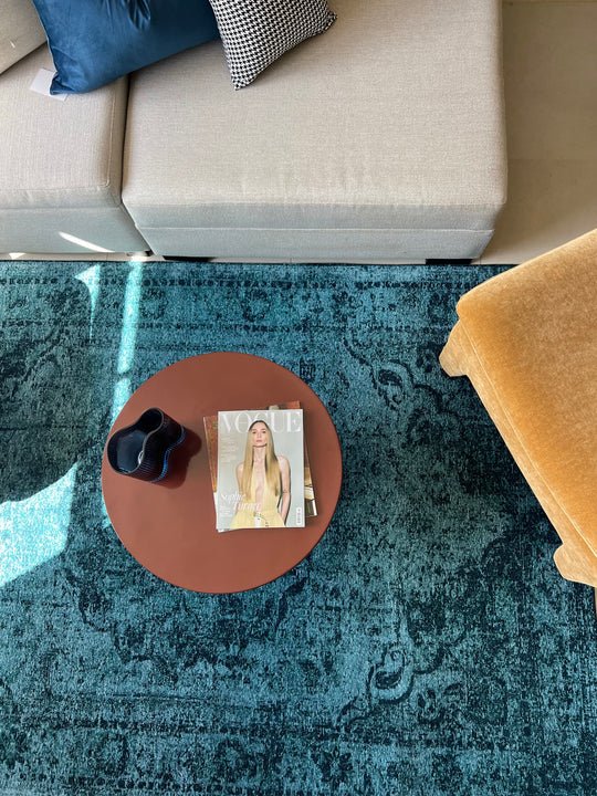 Heritage Teal Traditional Rug