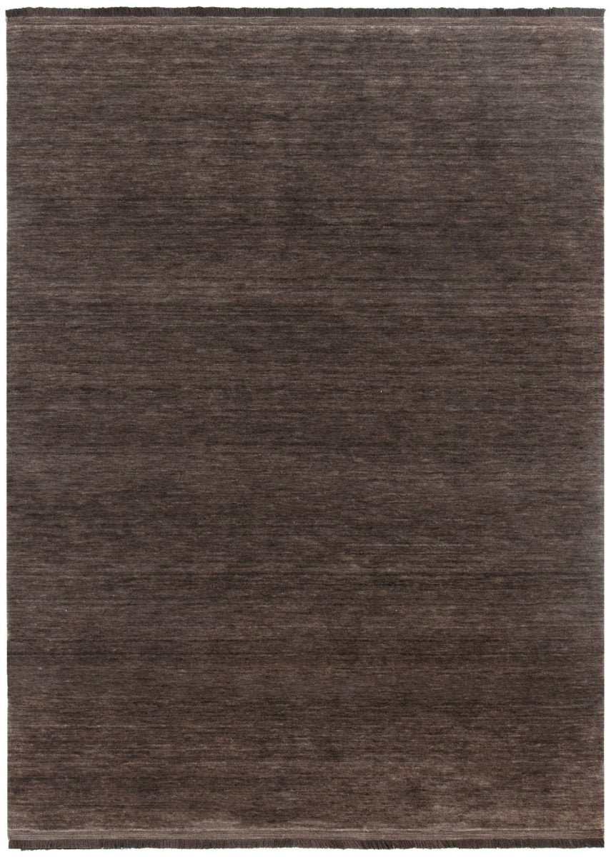 Lamia Brown Hand-Knotted Wool Rug