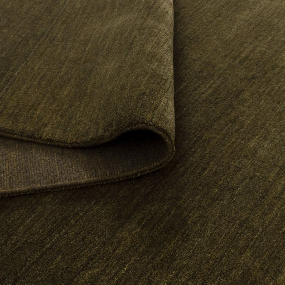 Lamia Green Hand-Knotted Wool Rug