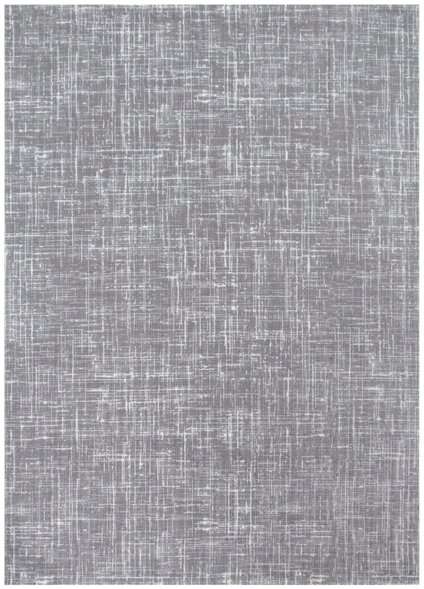 Liora Distressed Geo Lines Grey Rug