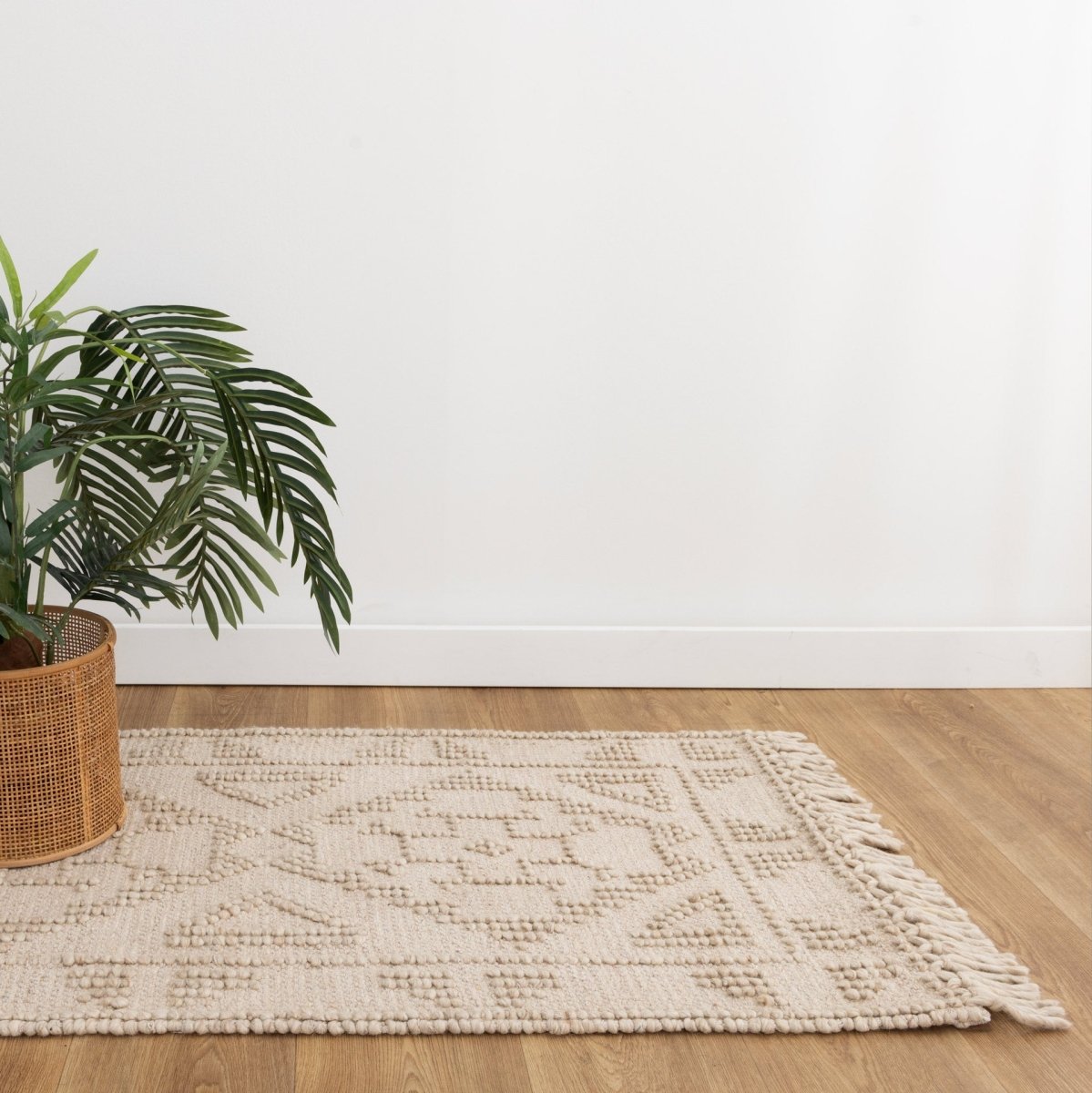 Marco Ornamental Brown Wool Rug