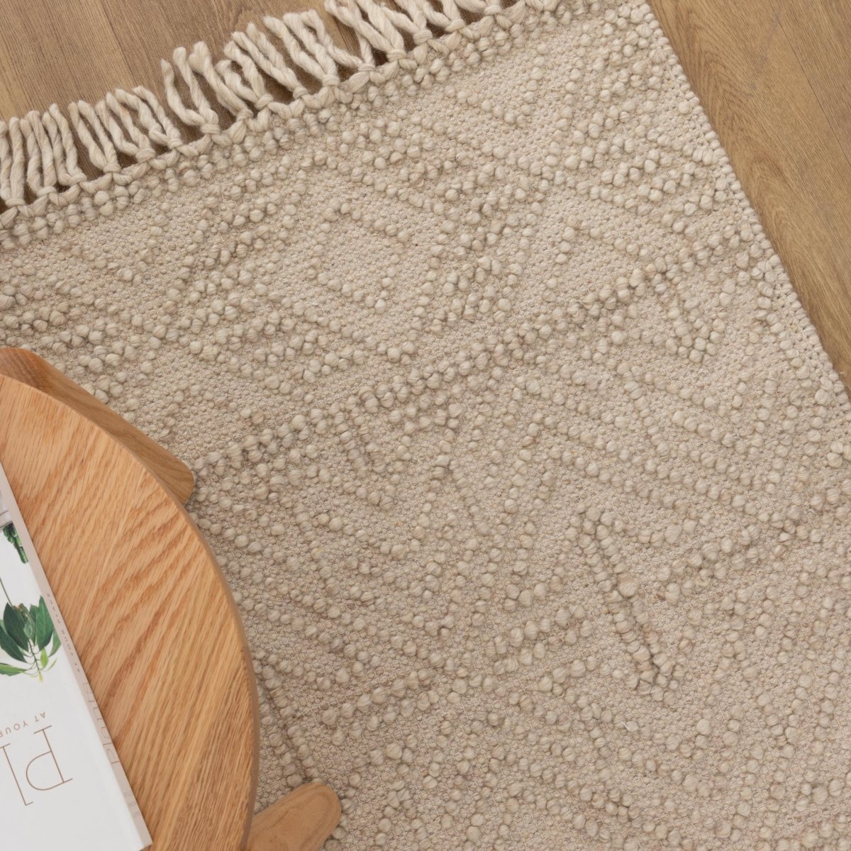 Marco Tribal Brown Wool Rug