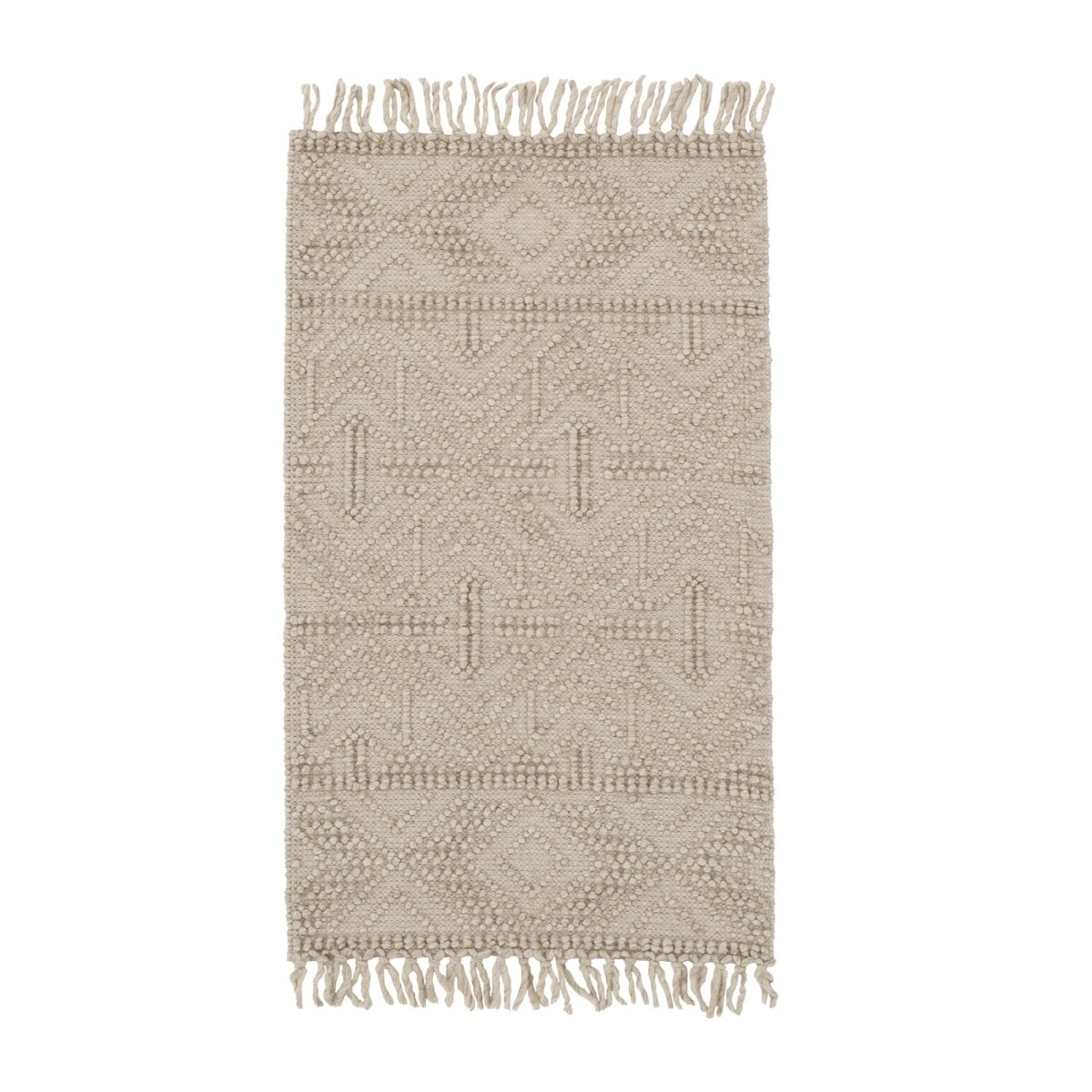 Marco Tribal Brown Wool Rug