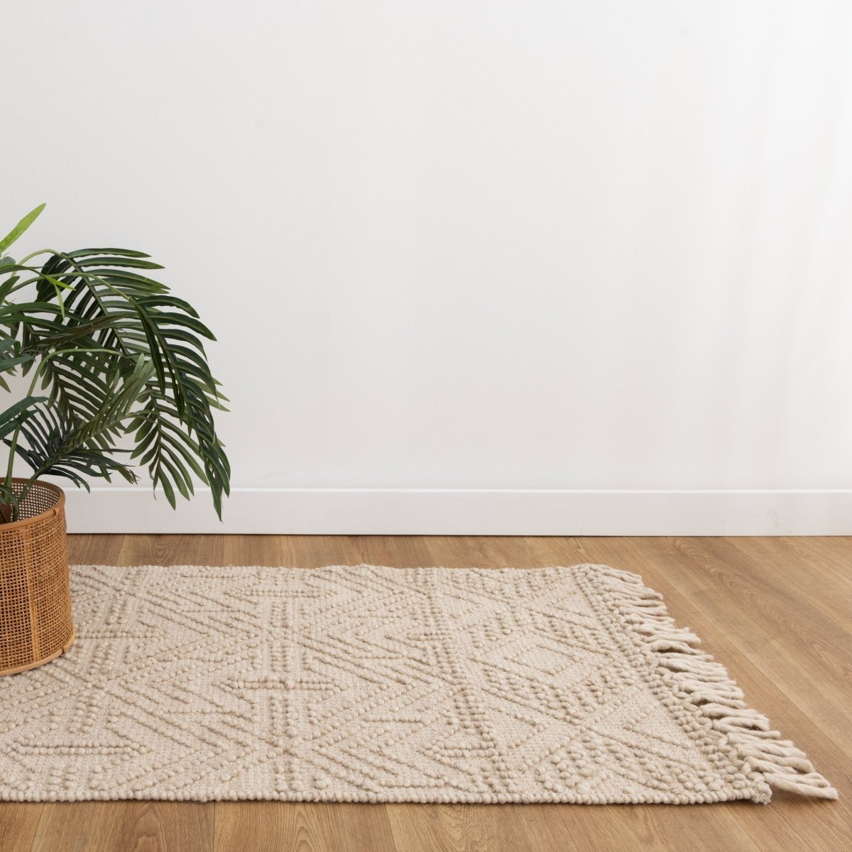 Marco Tribal Brown Wool Rug