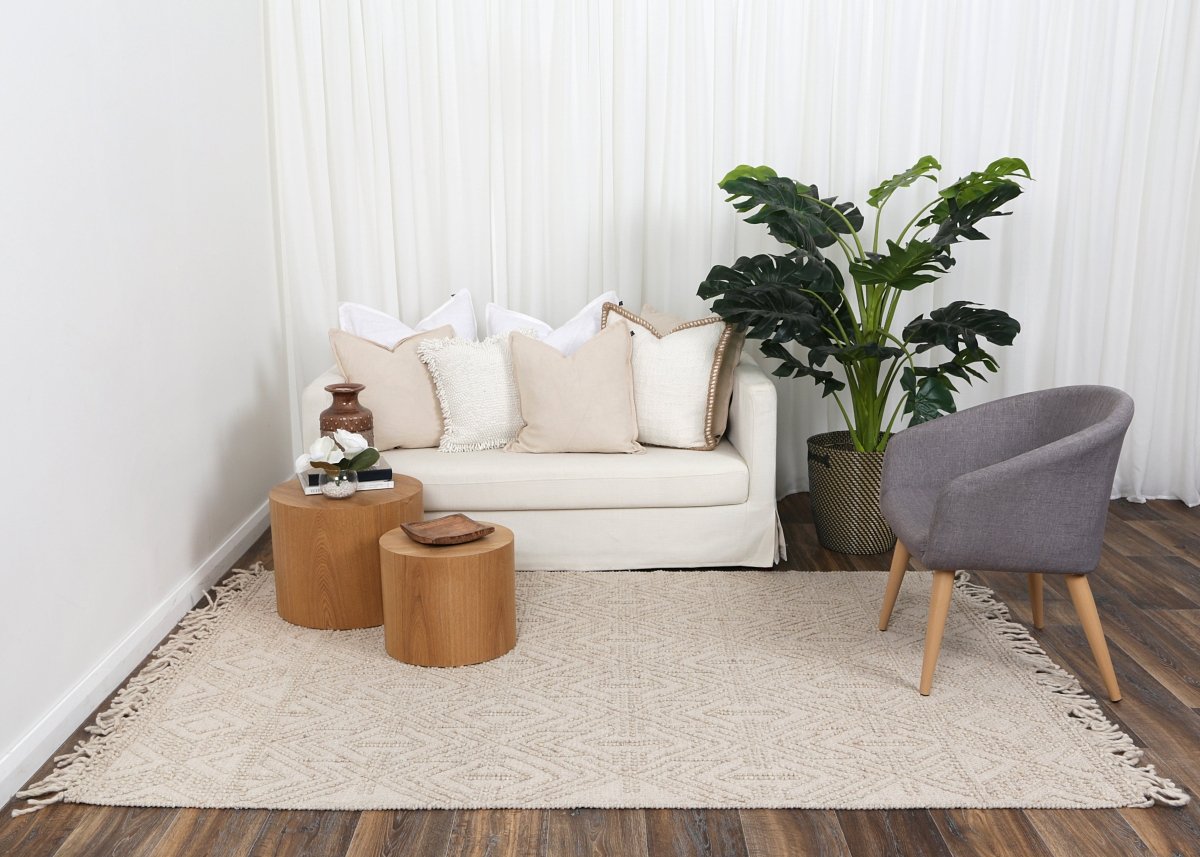 Marco Tribal Brown Wool Rug