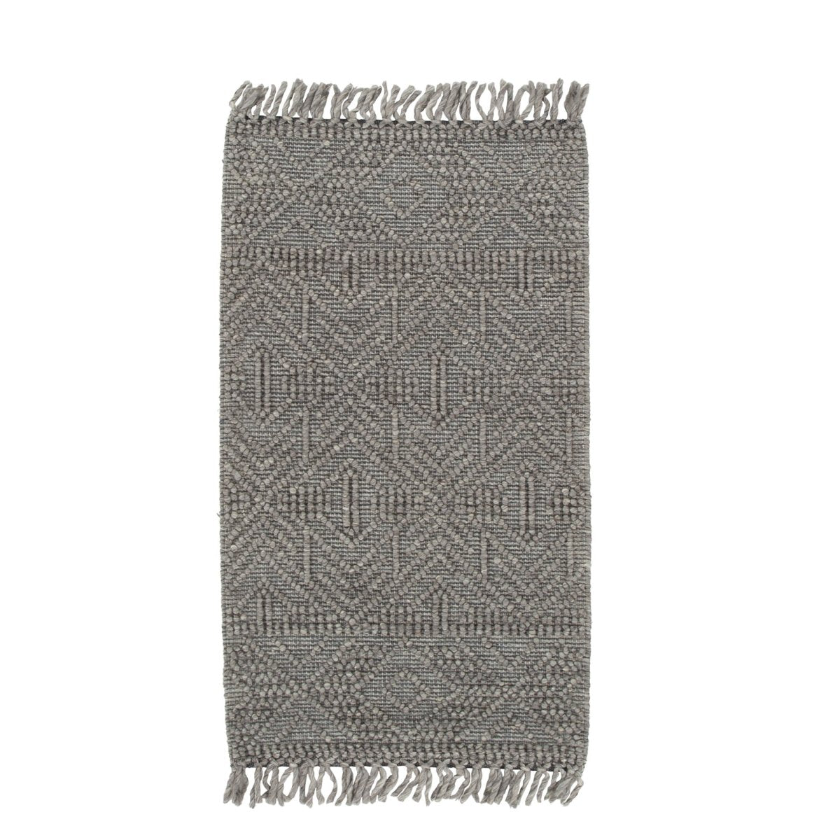 Marco Tribal Grey Multi Wool Rug