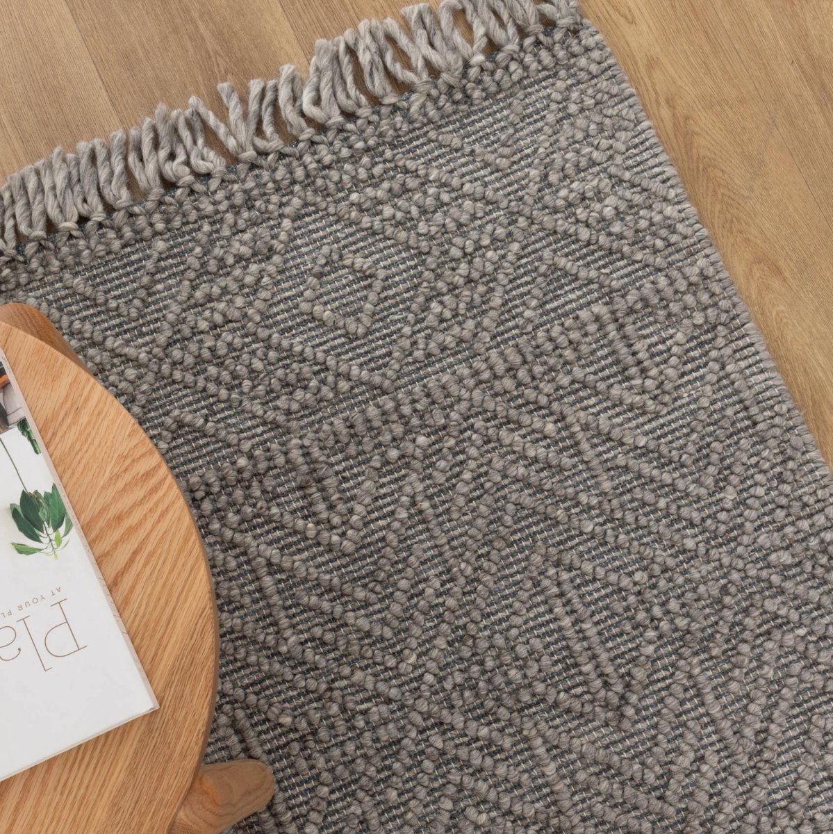 Marco Tribal Grey Multi Wool Rug