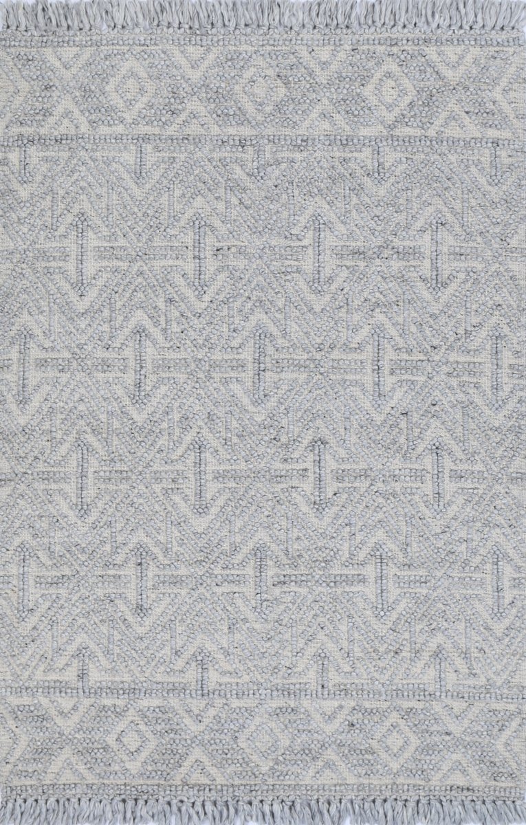 Marco Tribal Grey Wool Rug