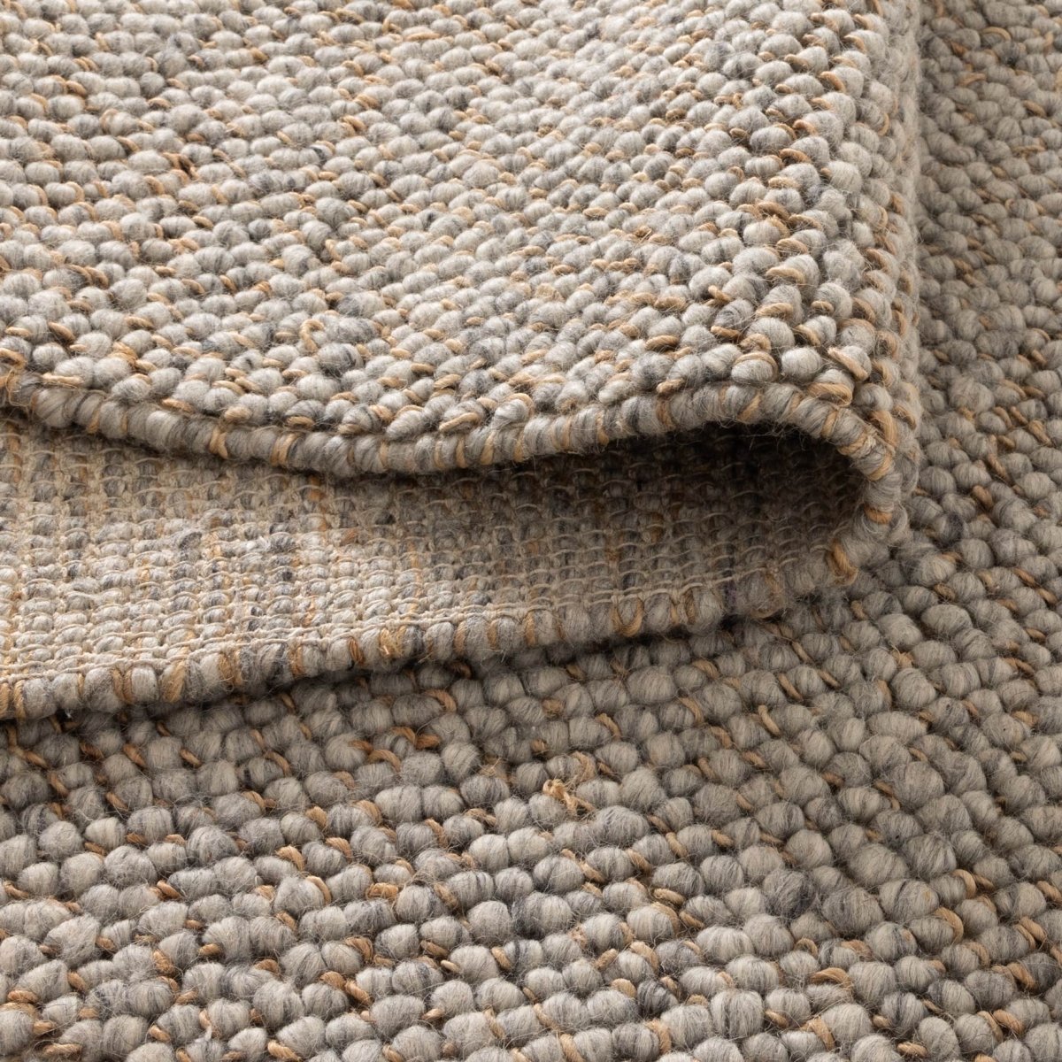 Meadow Grey Jute and Wool Rug