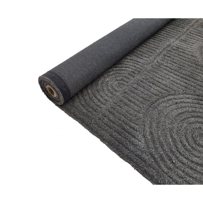 Oriana Halo Hand Tufted Rug Slate