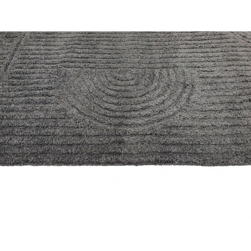 Oriana Halo Hand Tufted Rug Slate