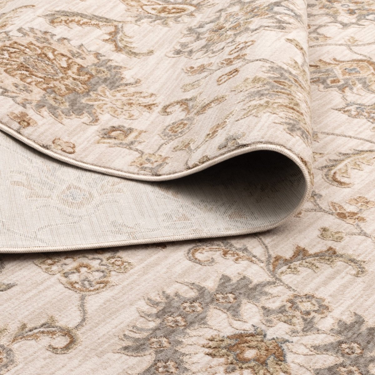 Roselle Antique Bloom Multi Vintage Rug