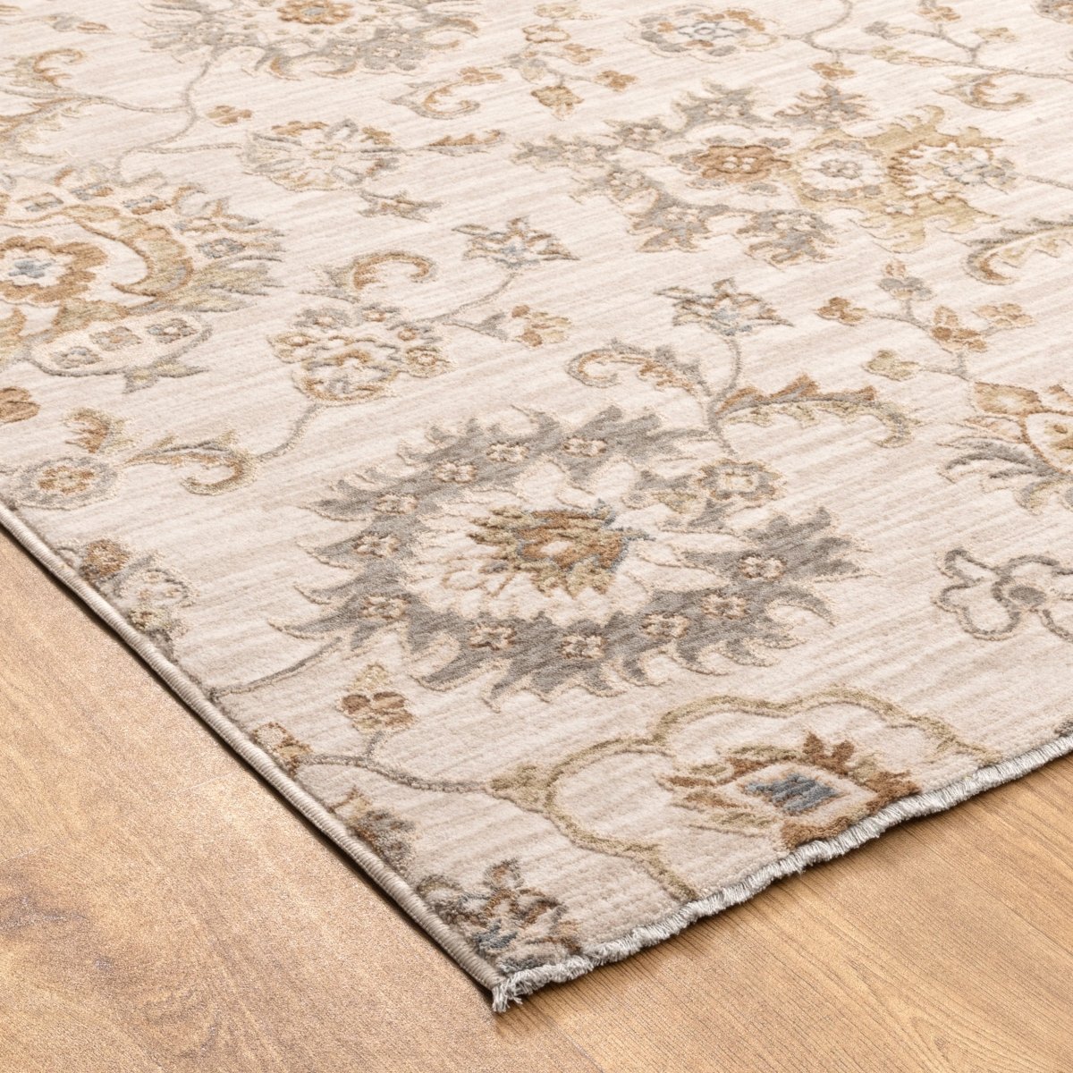 Roselle Antique Bloom Multi Vintage Rug