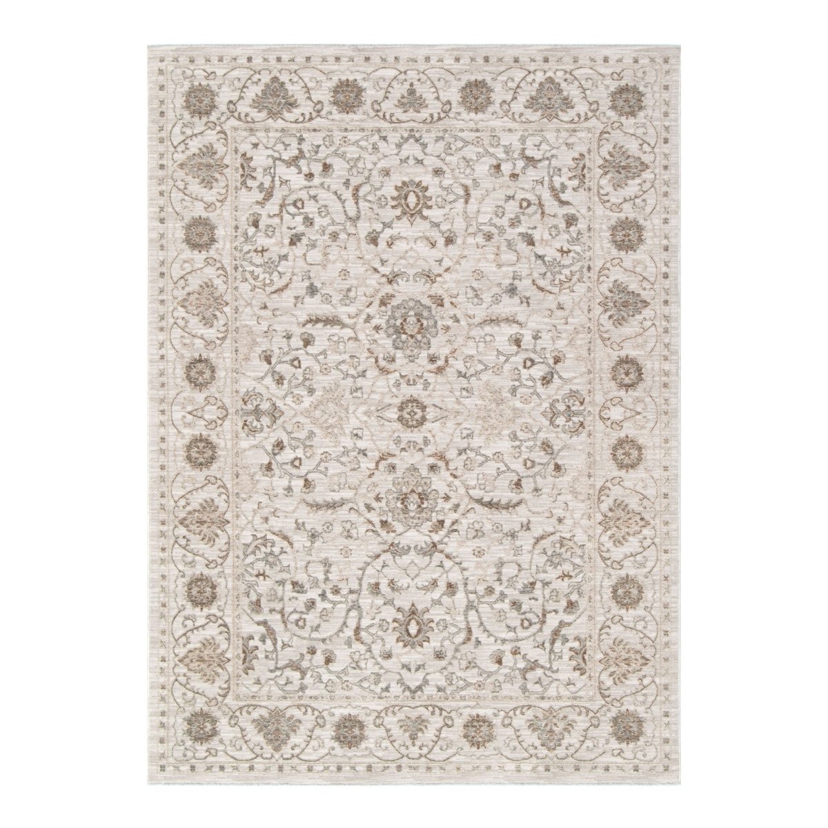 Roselle Ivory Multi Vines Vintage Rug