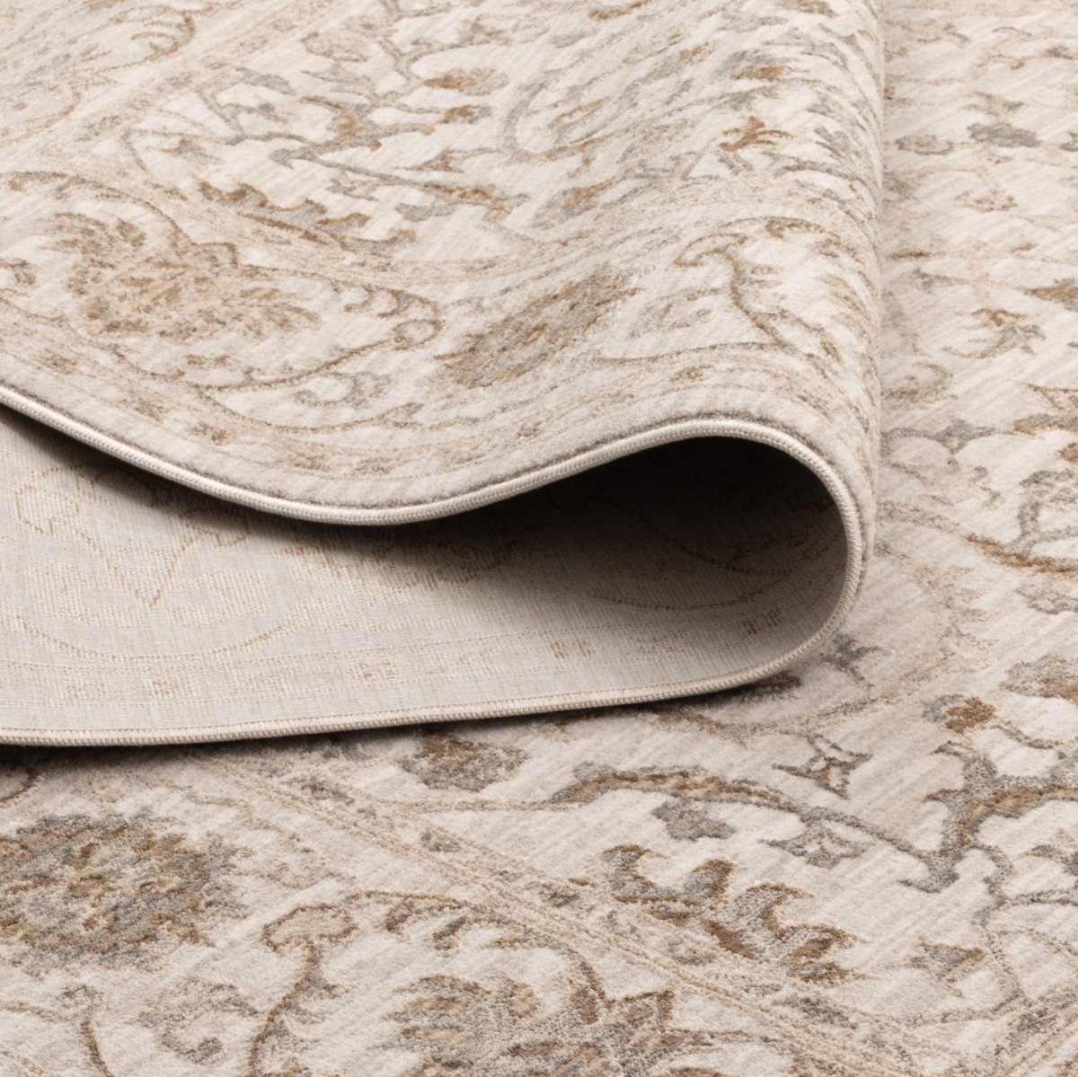 Roselle Ivory Multi Vines Vintage Rug