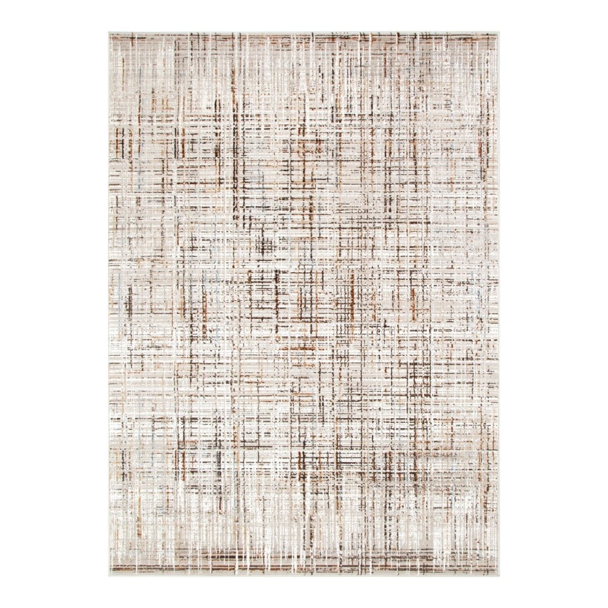 Sustaina Light Blue White Modern Rug