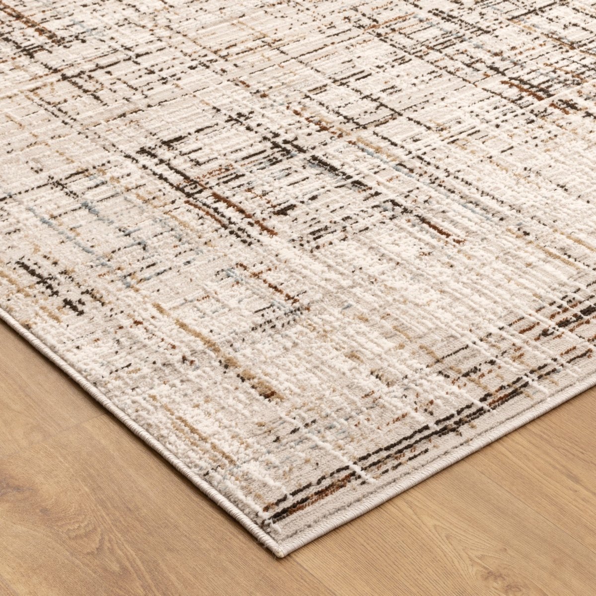 Sustaina Light Blue White Modern Rug