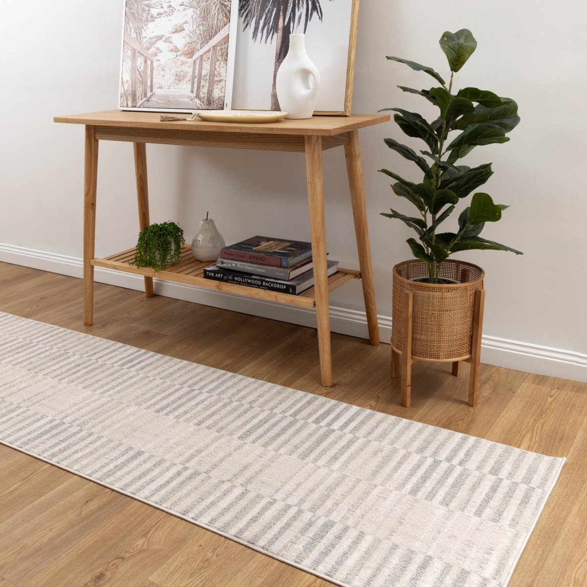 Victoria Lines Neutral Rug