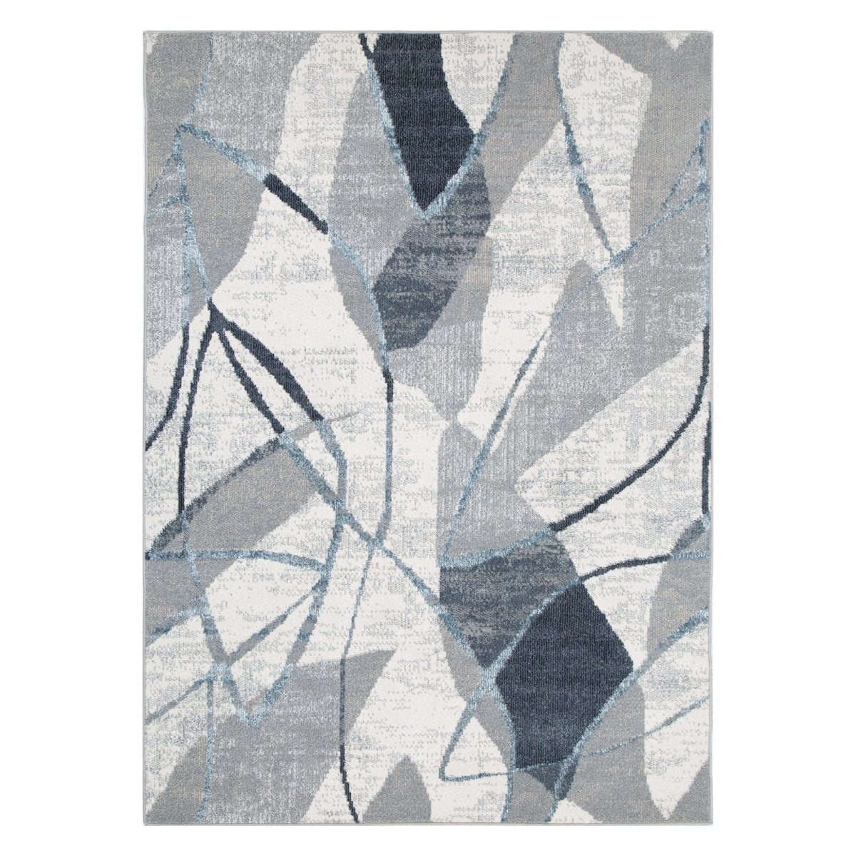 Victoria Rhythm Grey Blue Rug