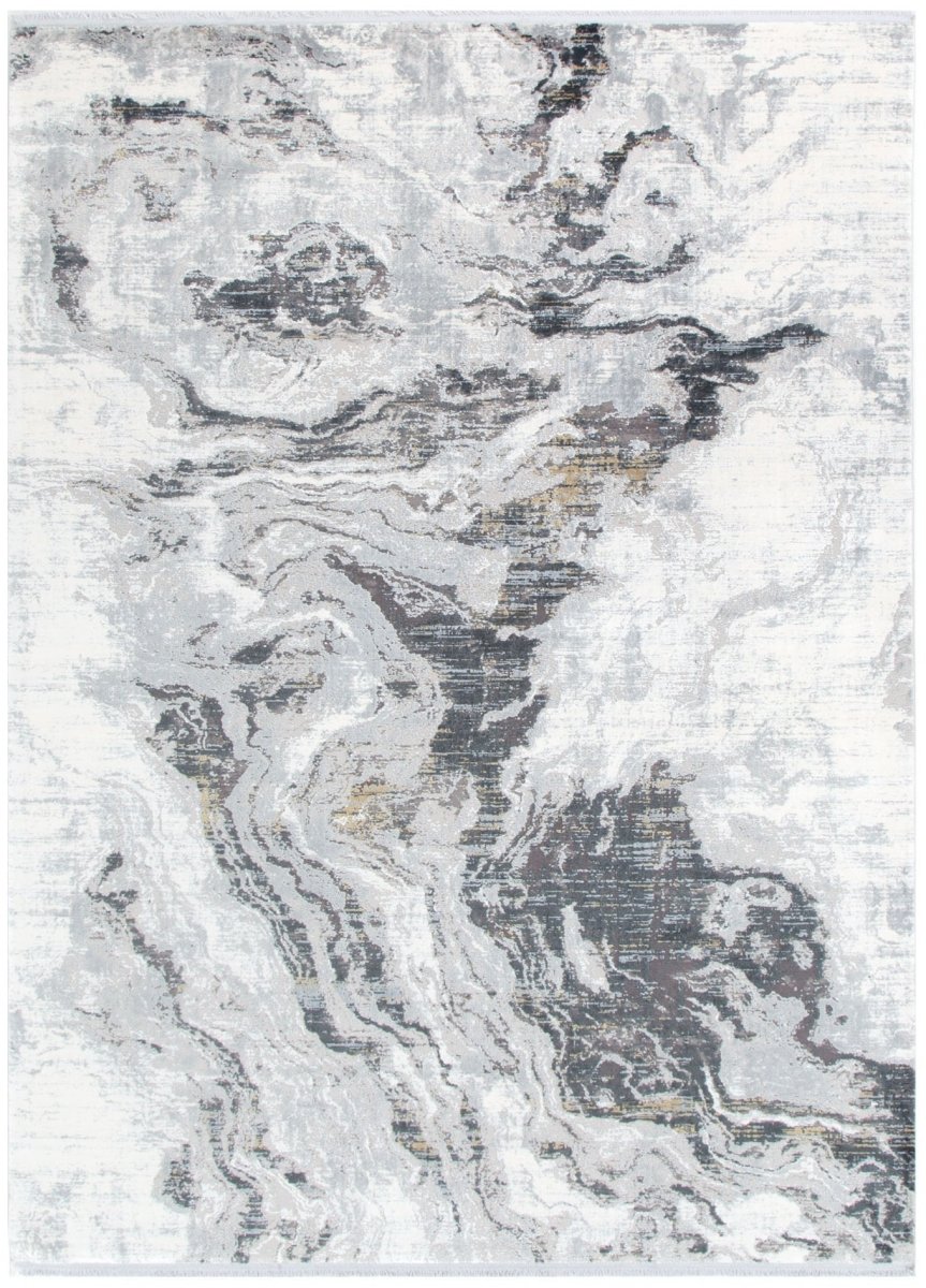 Walwa Marble Grey Modern Rug