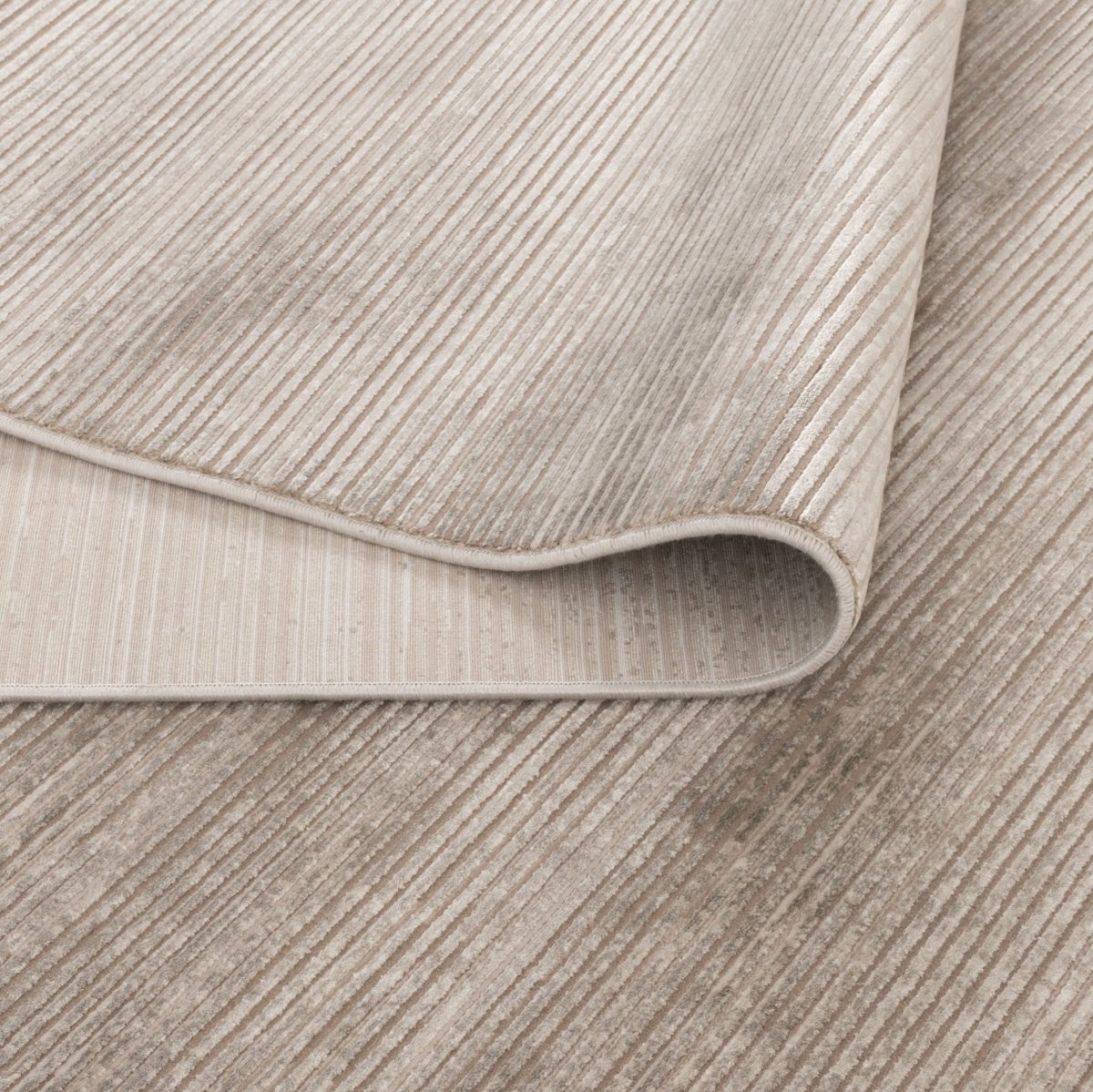 Walwa Stripe Beige Modern Rug