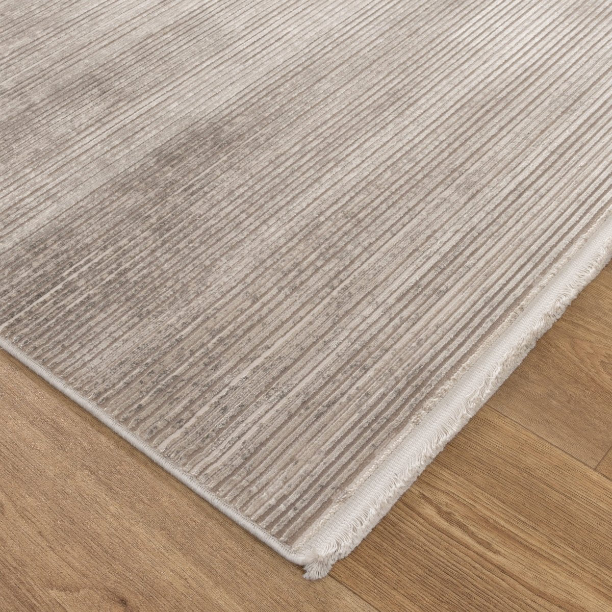 Walwa Stripe Beige Modern Rug