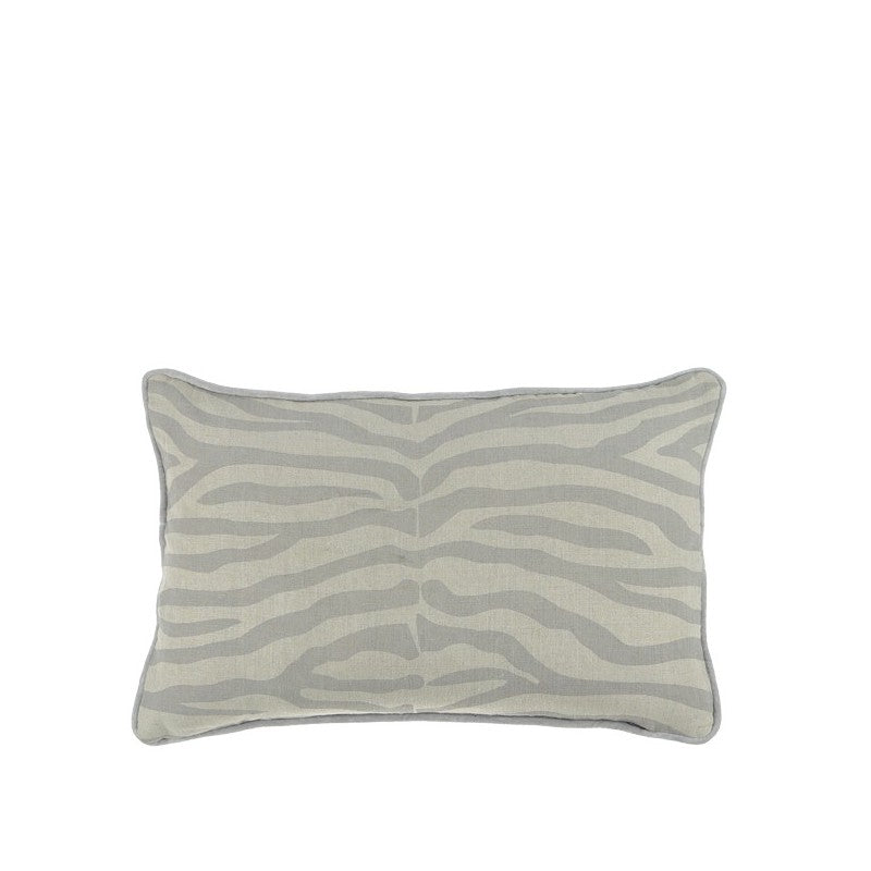 Zebra Grey Cushion 60x40cm Cushions | Ruggy