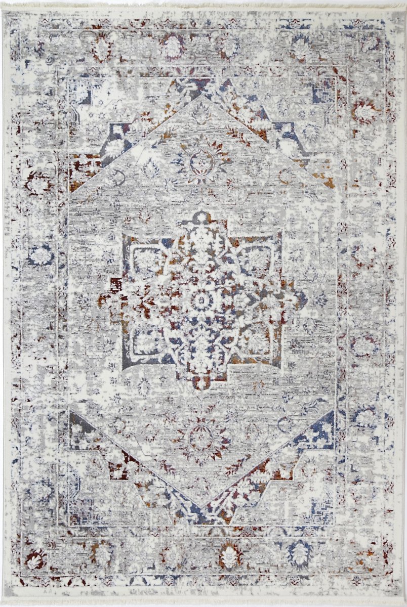 Celestial Classic Vintage Grey Multi Rug - Ruggy