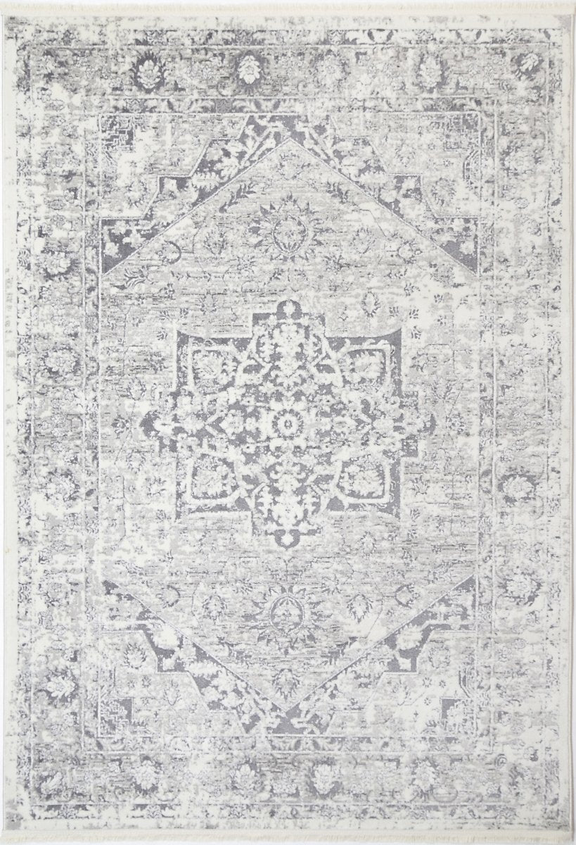 Celestial Classic Vintage Grey Rug - Ruggy