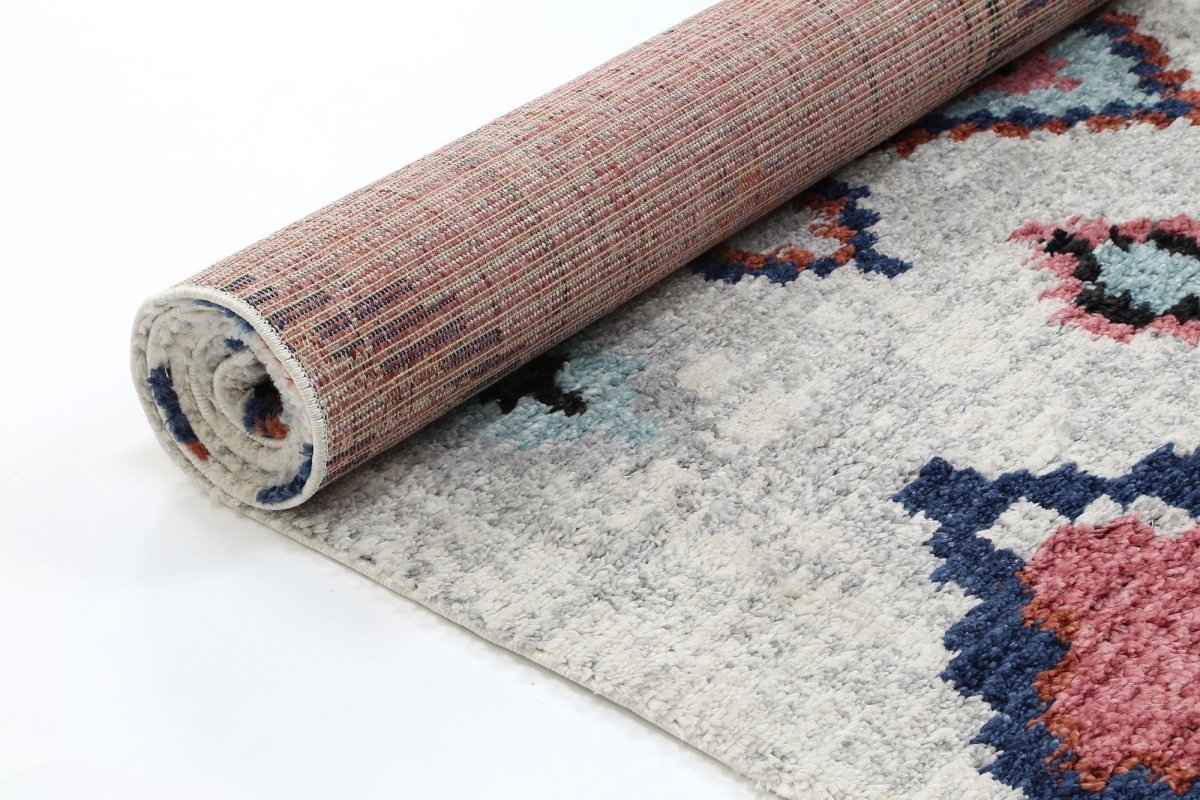 Divine Vintage Boho, White Rug - Ruggy