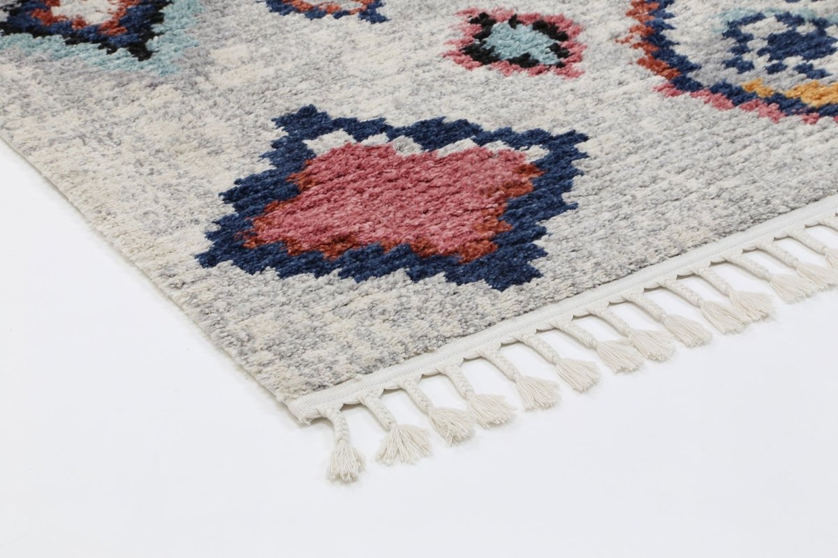 Divine Vintage Boho, White Rug - Ruggy