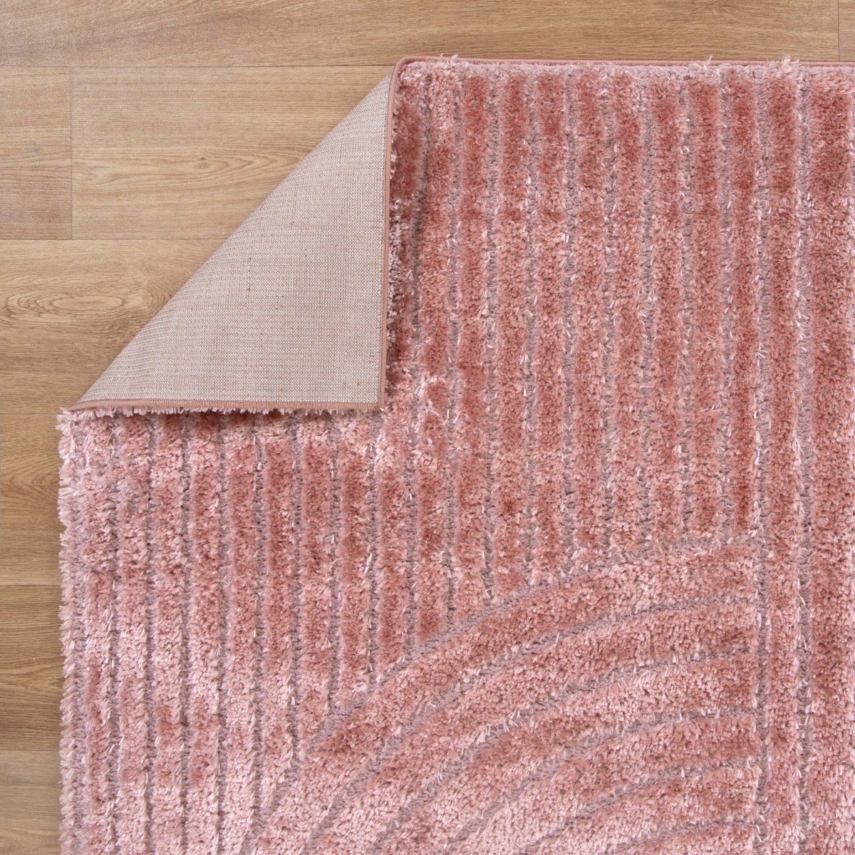 Halcyon Shaggy Circle BLUSH - Ruggy