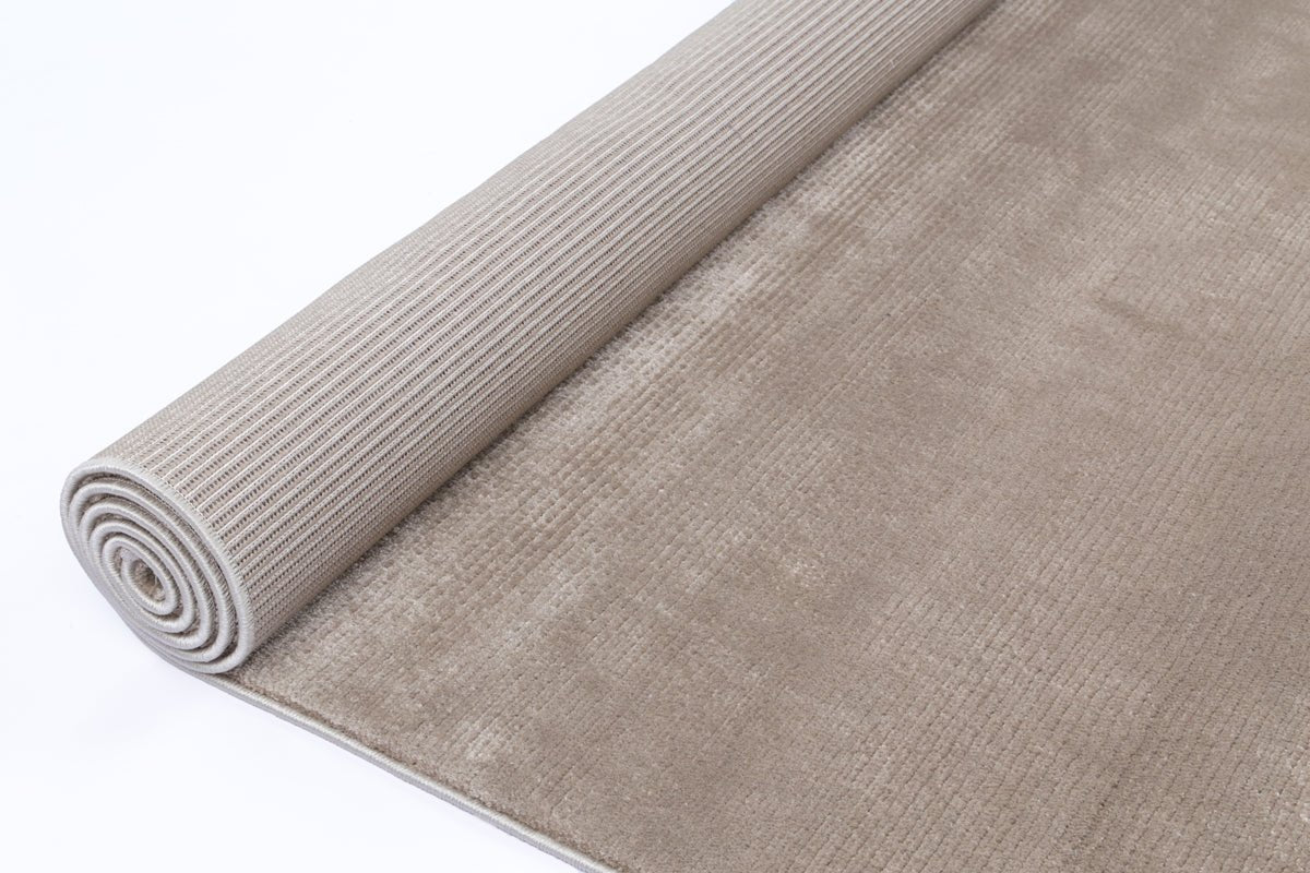 Luxura Taupe Wool Rug - Ruggy