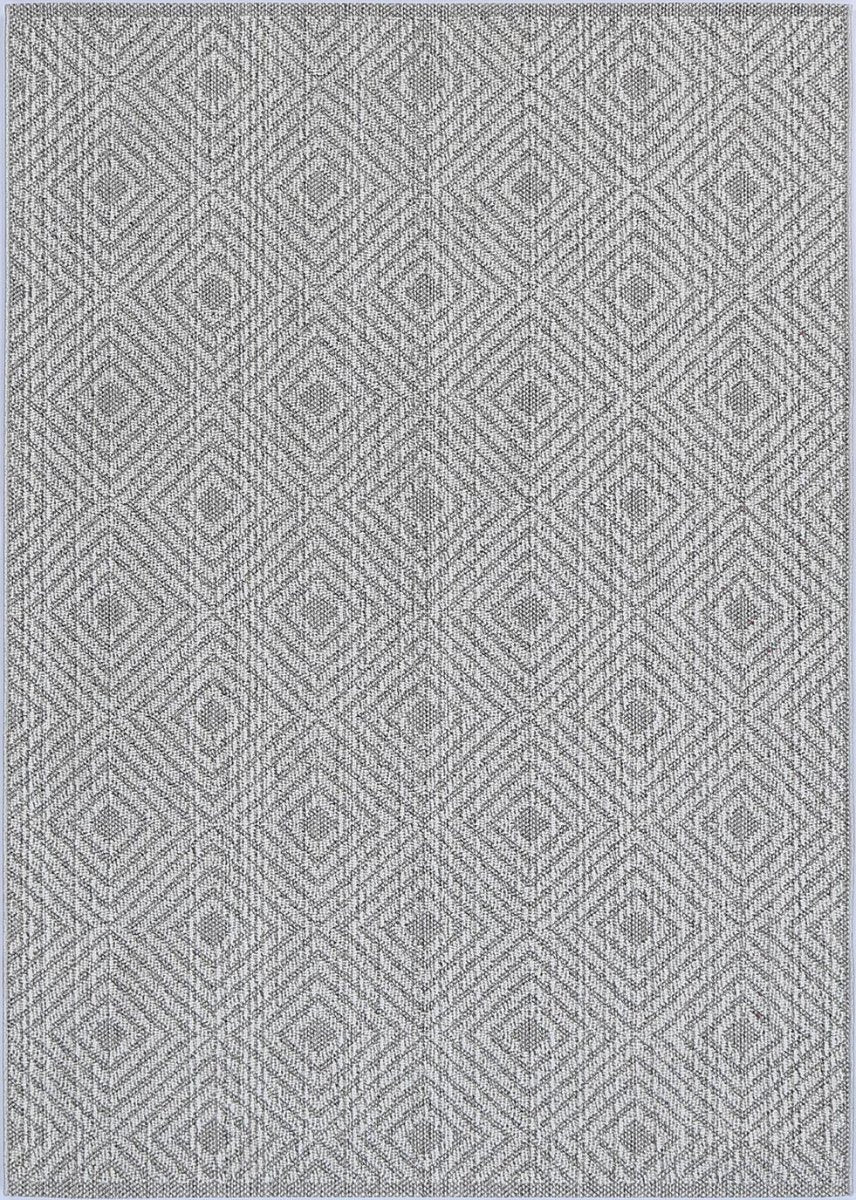 Marique Walasi Ash Geometric Flatweave Rug - Ruggy