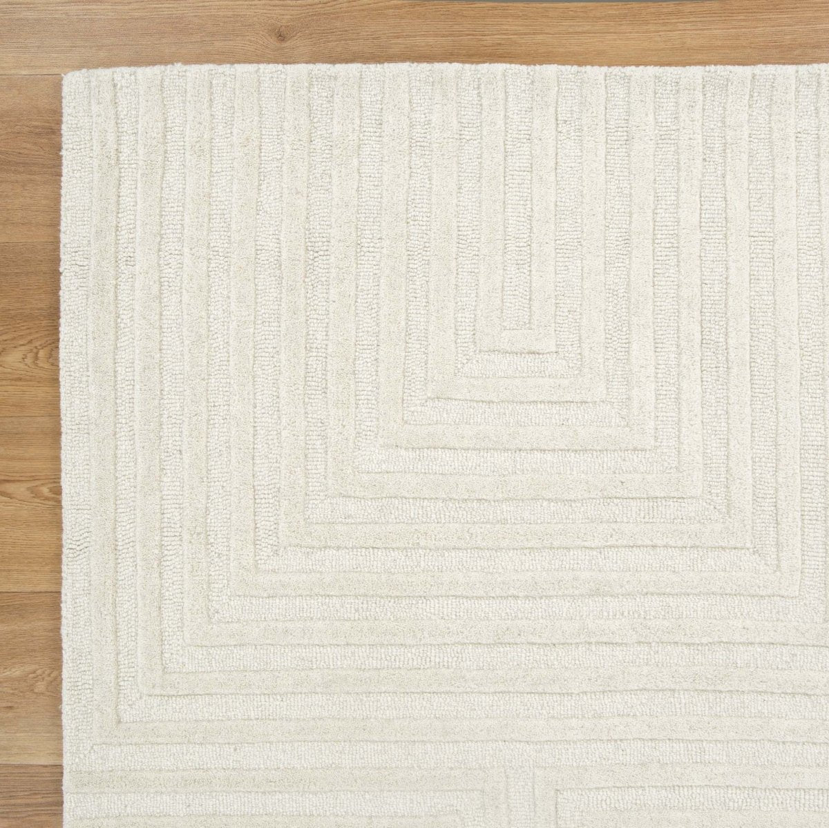 Nirvana Recline IVORY Wool Rug - Ruggy