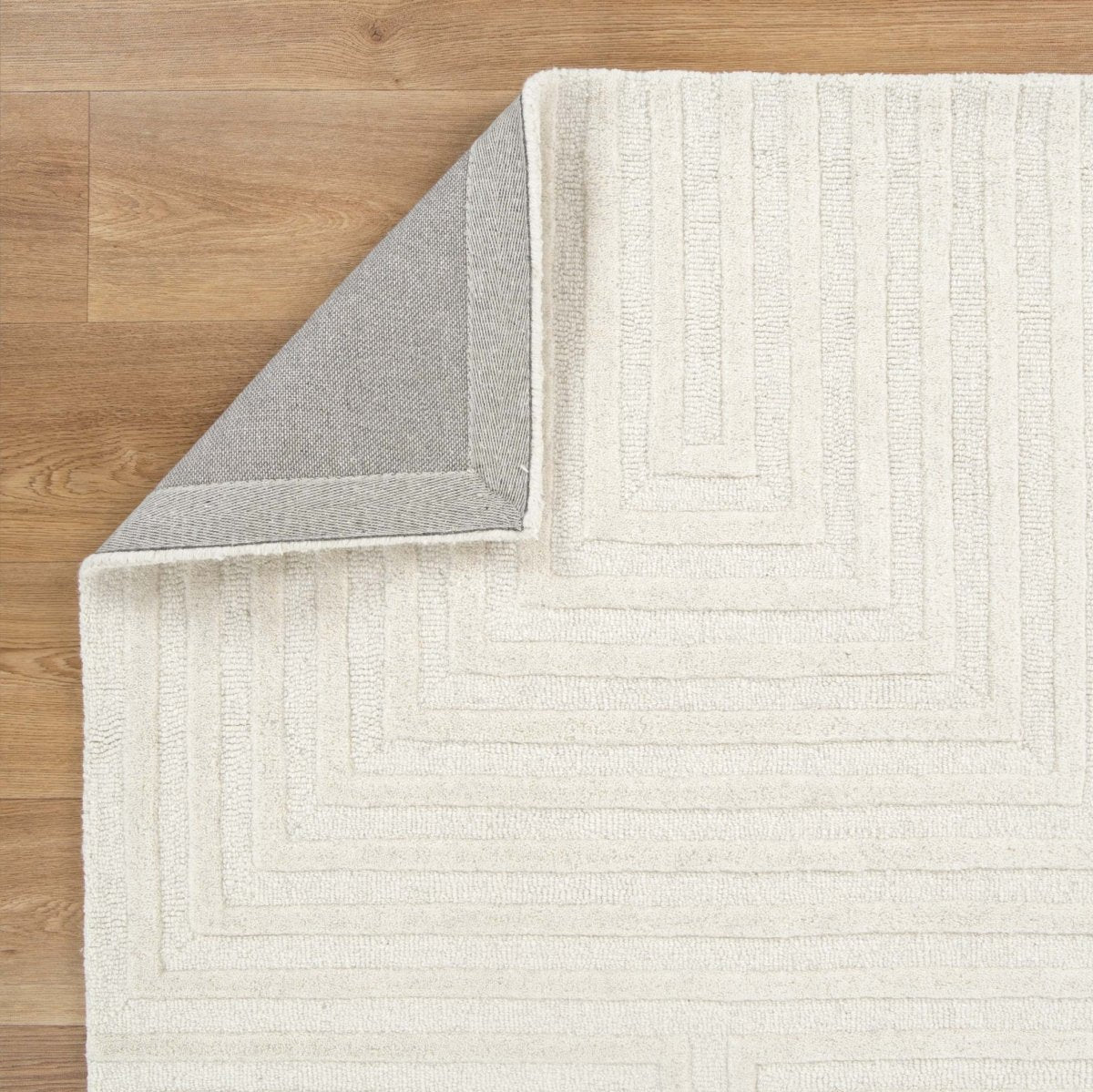 Nirvana Recline IVORY Wool Rug - Ruggy