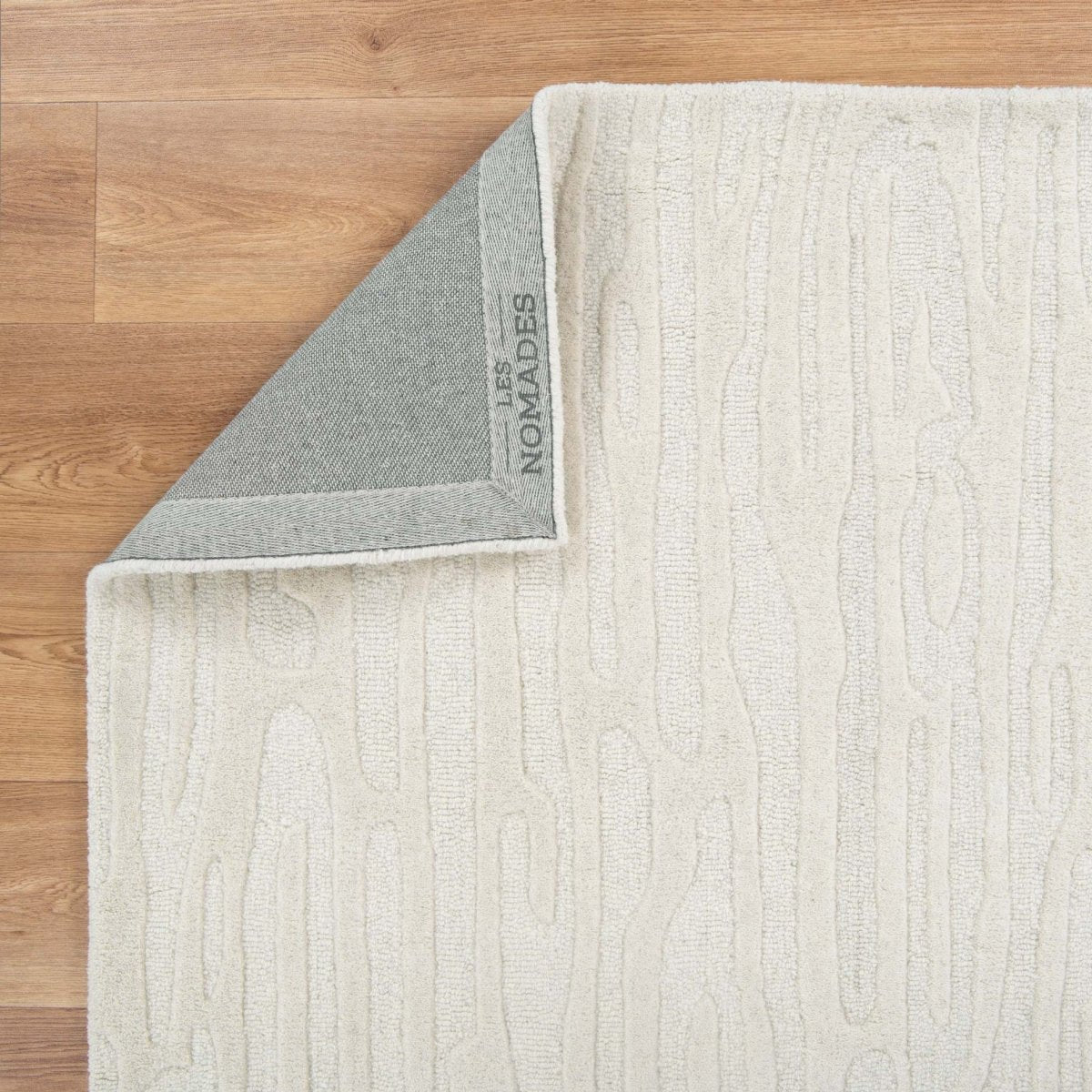Nirvana Vayne IVORY Wool Rug - Ruggy