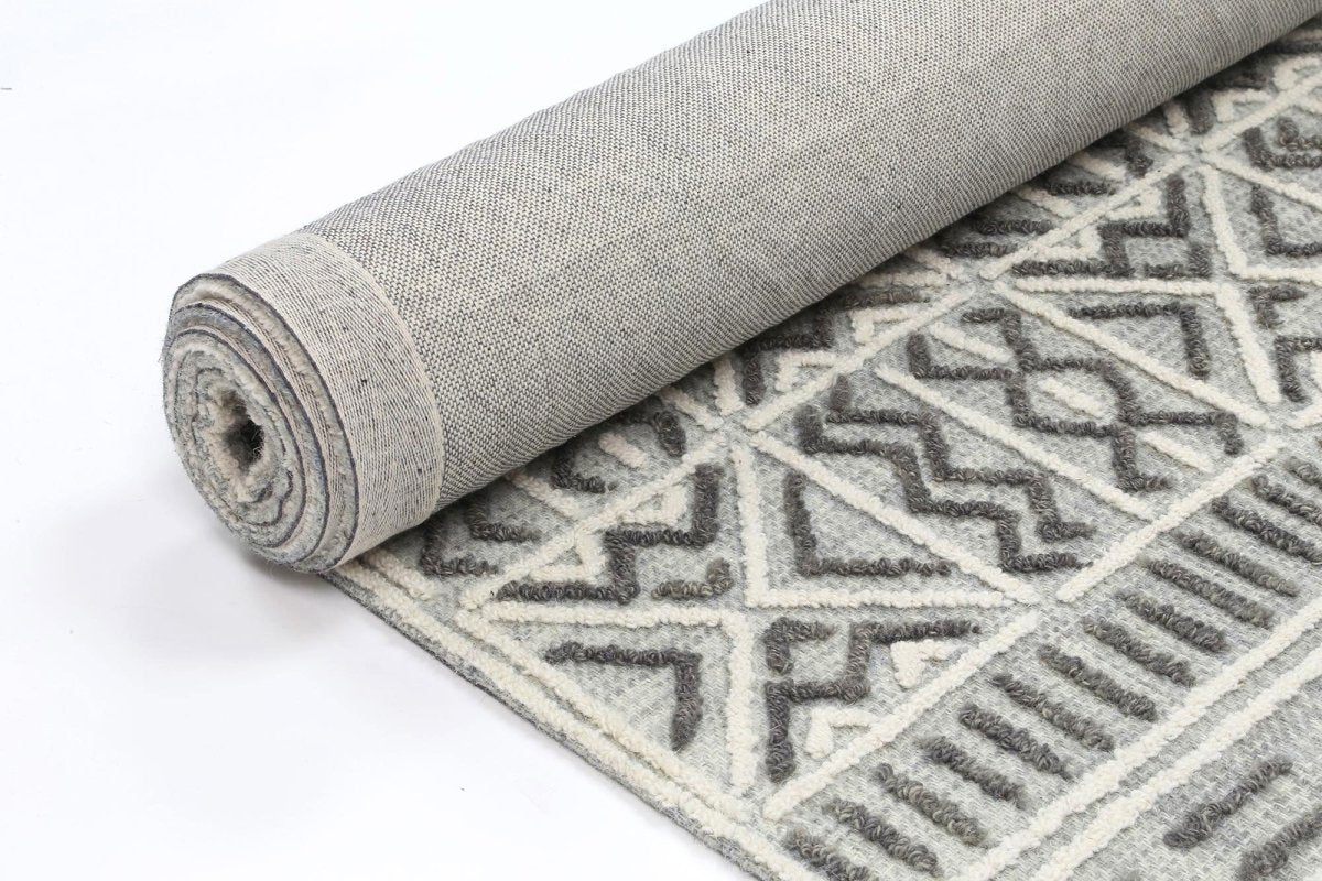 Noble Cordoba Grey Contemporary Rug - Ruggy